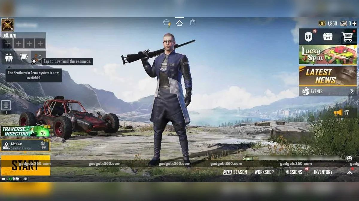 New gun will be available in the update of Battleground Mobile India, there will be many changes in the Erangel map too