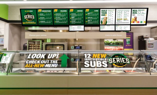 Subway's new menu doesn't allow for customization on these 12 sandwiches