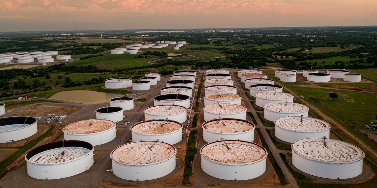 Oil prices higher with U.S. crude supplies down a second week