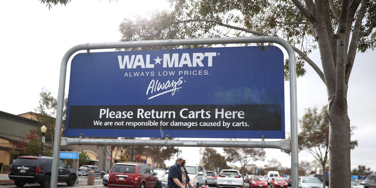 Walmart stock sinks after warning of inflation's effects on earnings