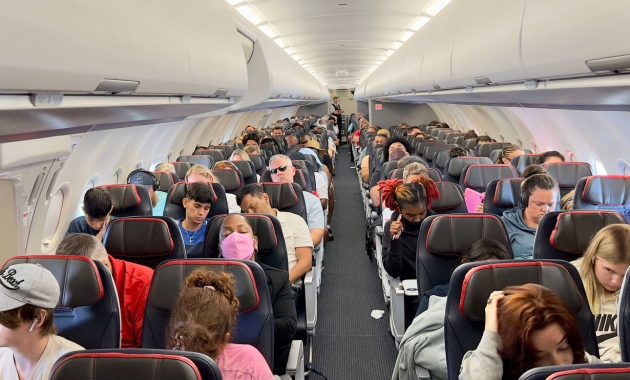 Drunk passengers and seat kickers bother American fliers the most