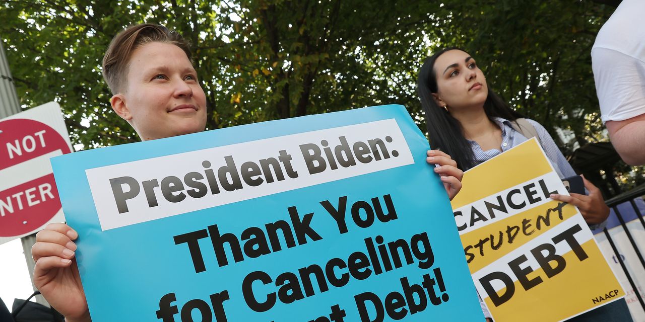 Biden's $10,000 student-debt cancelation is a game-changer for borrowers’ wallets — but will it help their credit scores?