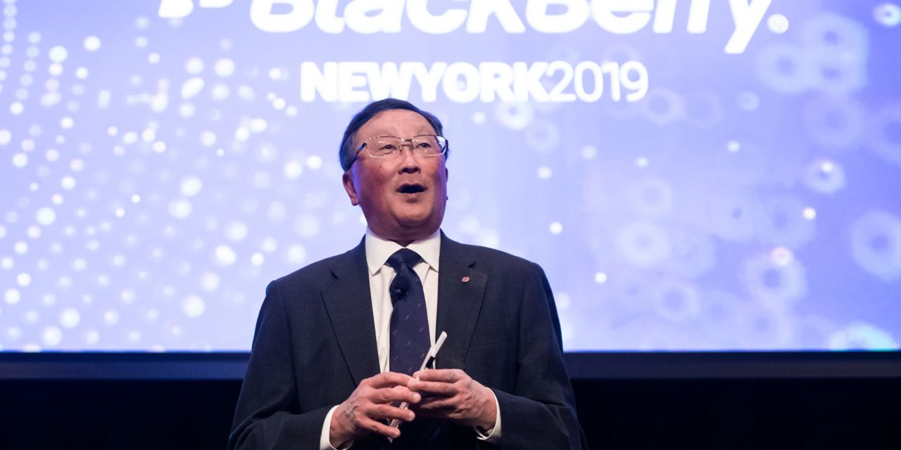 Blackberry stock slips even as results come in above expectations